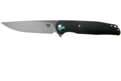 Bestech Ascot Black G10 & Carbon Fibre BG19A, Couteau De Poche