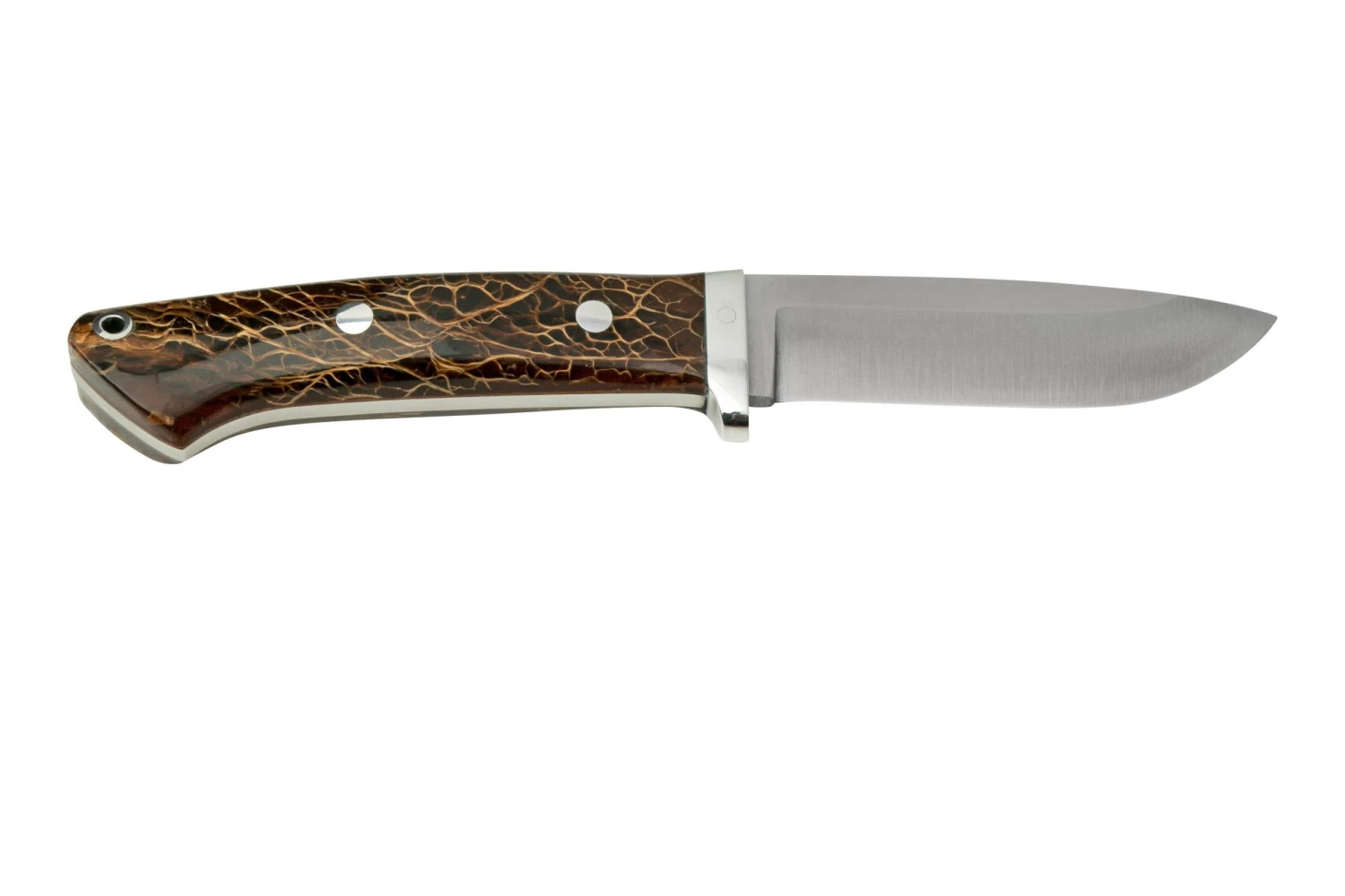 Bark River Classic Drop Point Hunter CPM S45VN Smoke Prickly Pear Natural Liner, Couteau Fixe – Image 2