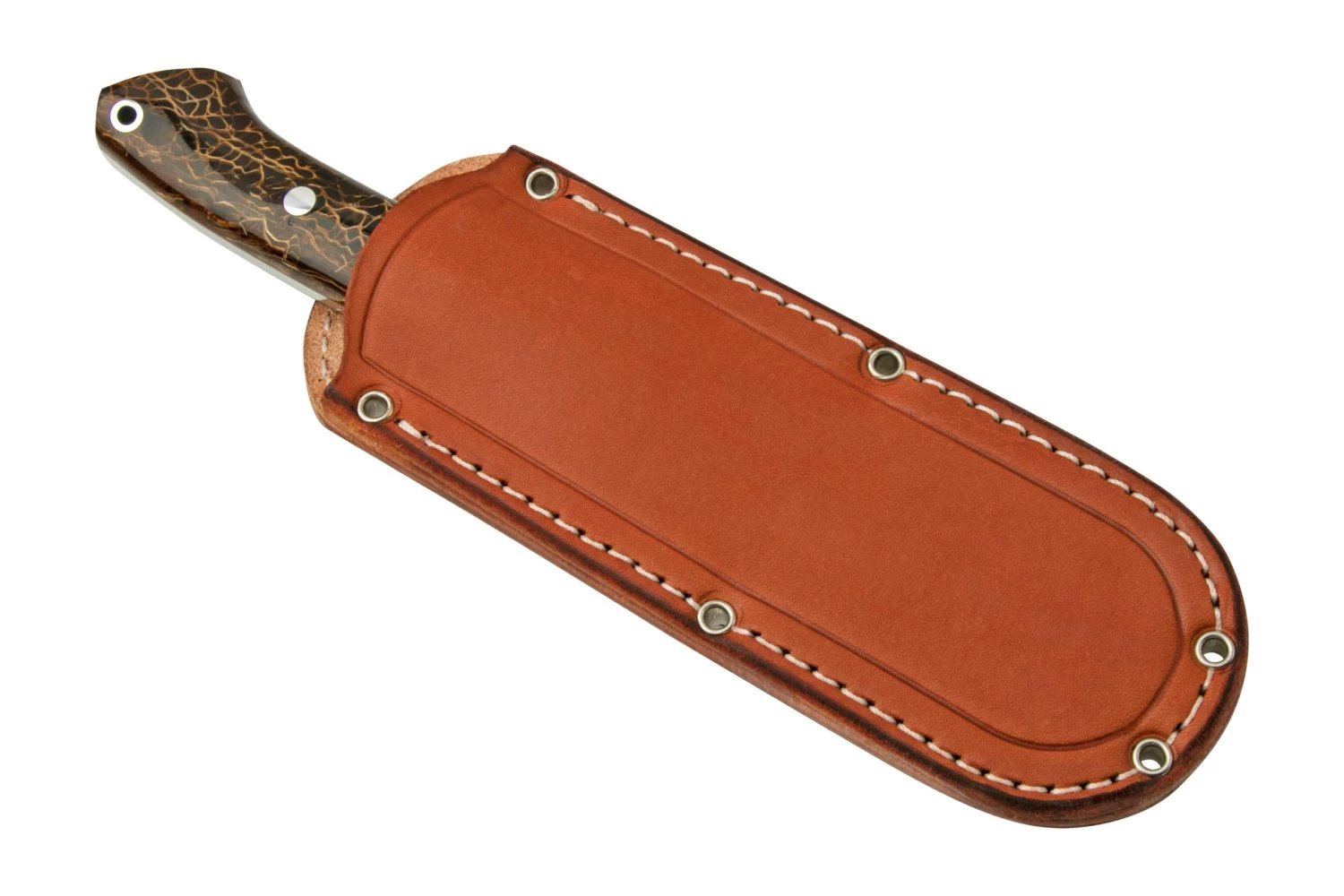 Bark River Classic Drop Point Hunter CPM S45VN Smoke Prickly Pear Natural Liner, Couteau Fixe – Image 6