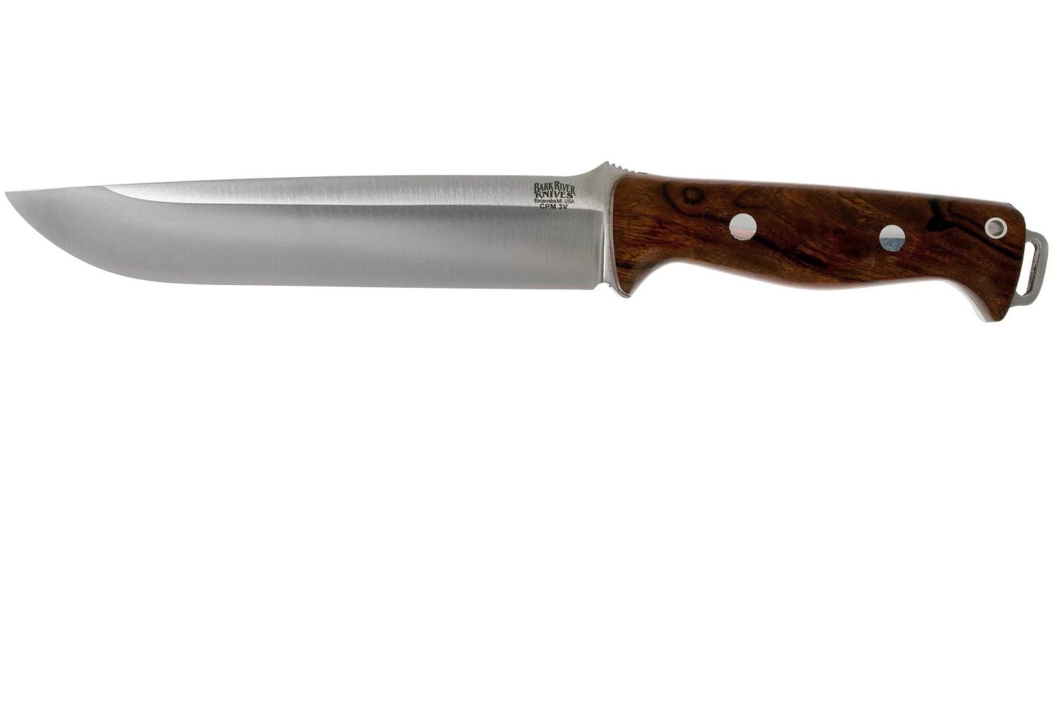 Bark River Bravo 2 CPM 3V, Desert Ironwood Couteau Outdoor