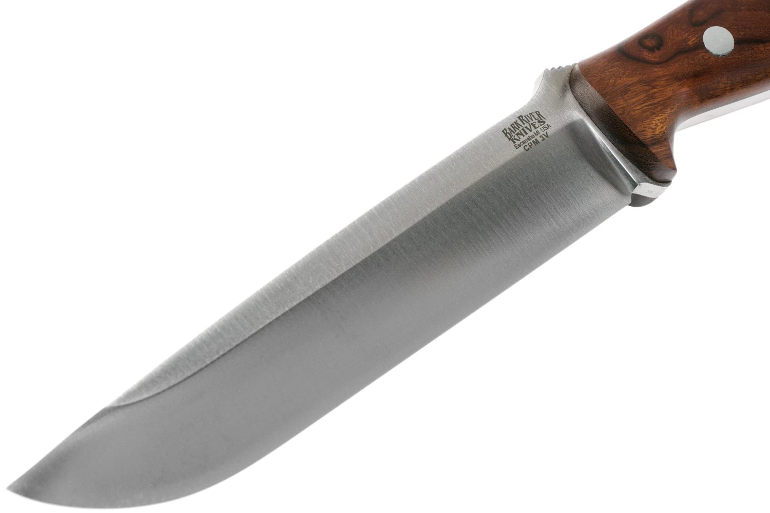 Bark River Bravo 2 CPM 3V, Desert Ironwood Couteau Outdoor – Image 3