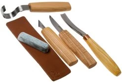 BeaverCraft Spoon Wood Carving Set S49 Avec Couteau à Sculpter Le Bois Géométrique