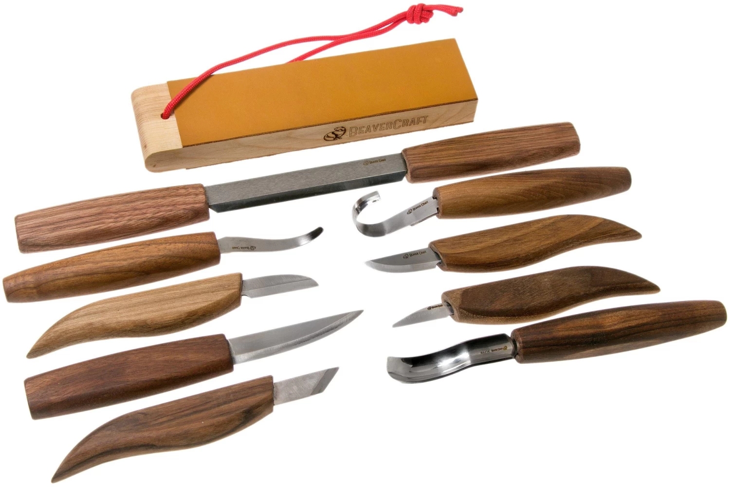 BeaverCraft Deluxe Large Wood Carving Tool Set S50X, Set à Sculpter Le Bois – Image 2