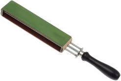 Herold Solingen HS56J Cuir à Rasoir Double-face, Vert/cuir