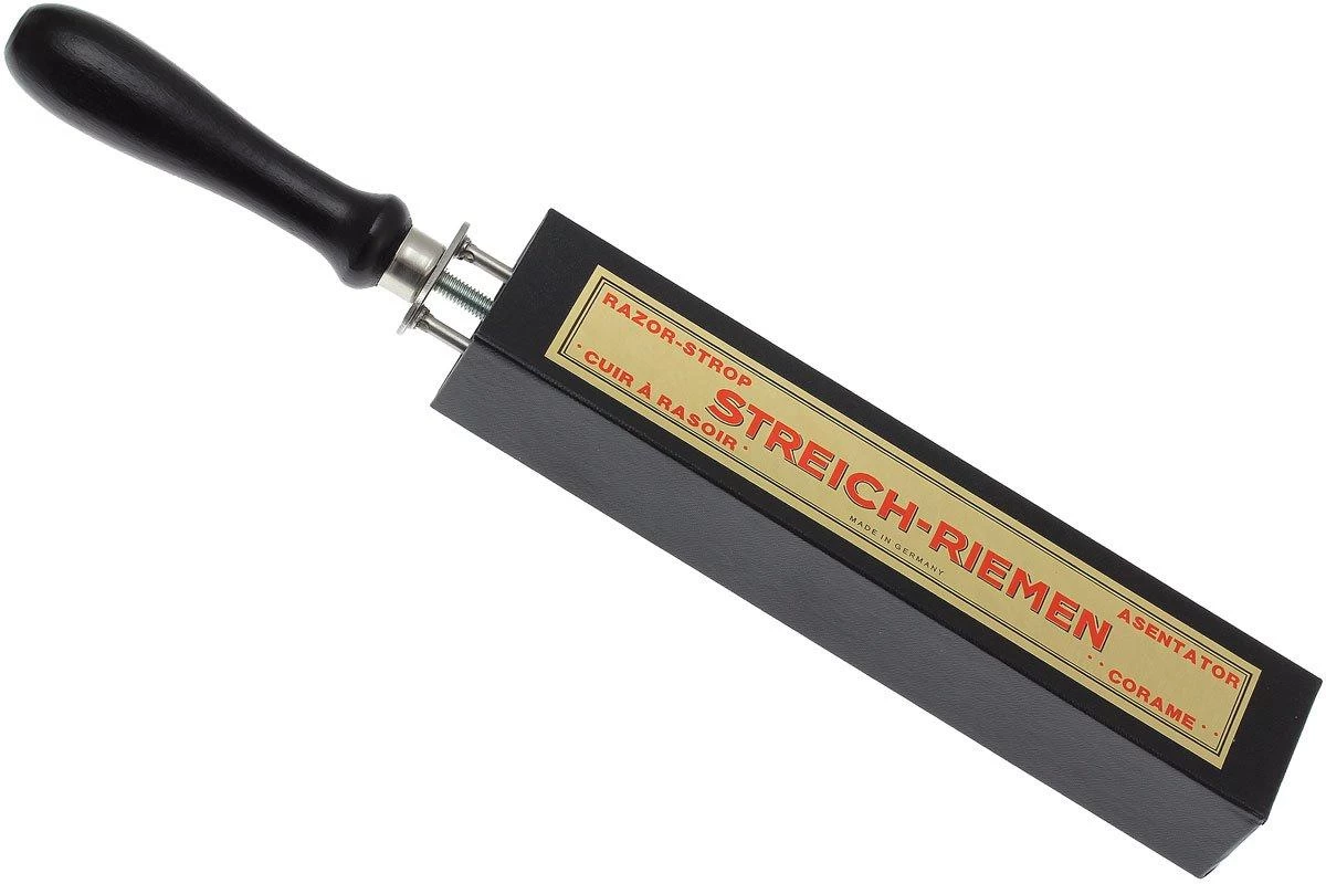 Herold Solingen HS56J Cuir à Rasoir Double-face, Vert/cuir – Image 4