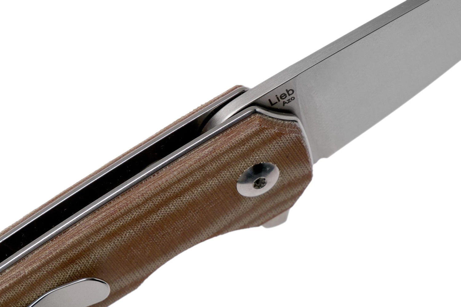 Kizer Lieb V2541N4 Brown Micarta Couteau De Poche, Azo Design – Image 6