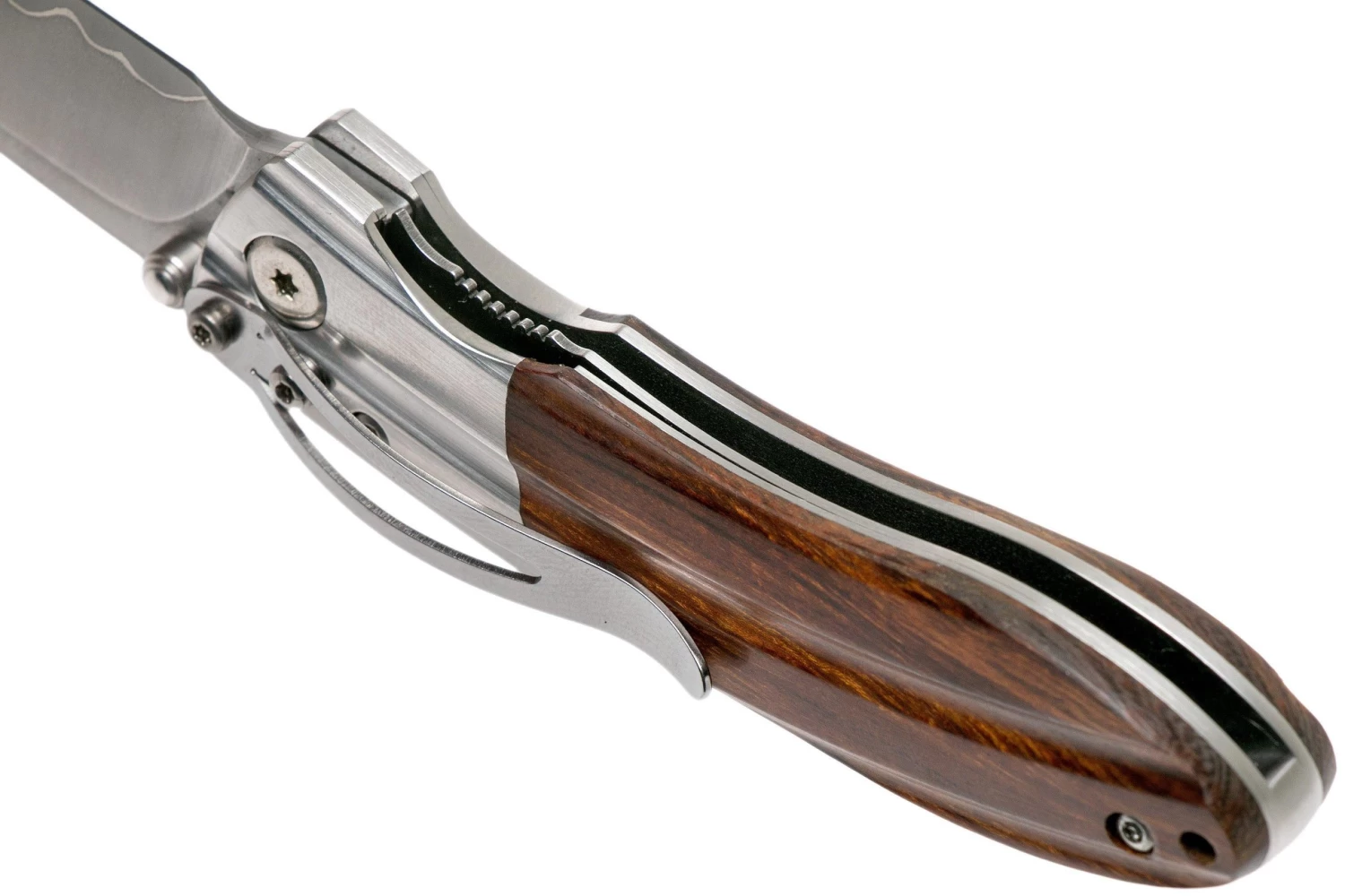 Mcusta MC-141G Shinra Mixture Ripple, Ironwood, Couteau De Gentleman – Image 5