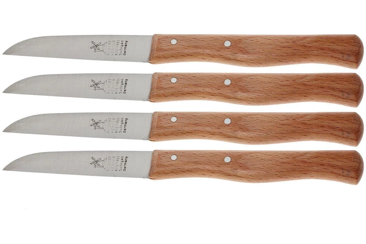 Robert Herder Couteau Moulin à Vent Inox - Set De 4 Pièces