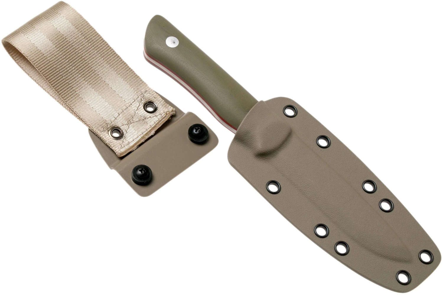 Real Steel Bushcraft III Scandi 3726 Coyote Couteau Bushcraft – Image 7