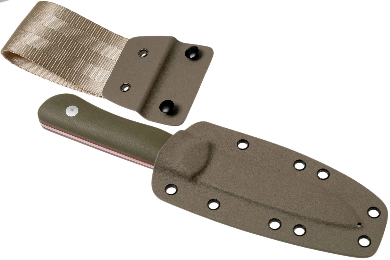 Real Steel Bushcraft III Scandi 3726 Coyote Couteau Bushcraft – Image 8