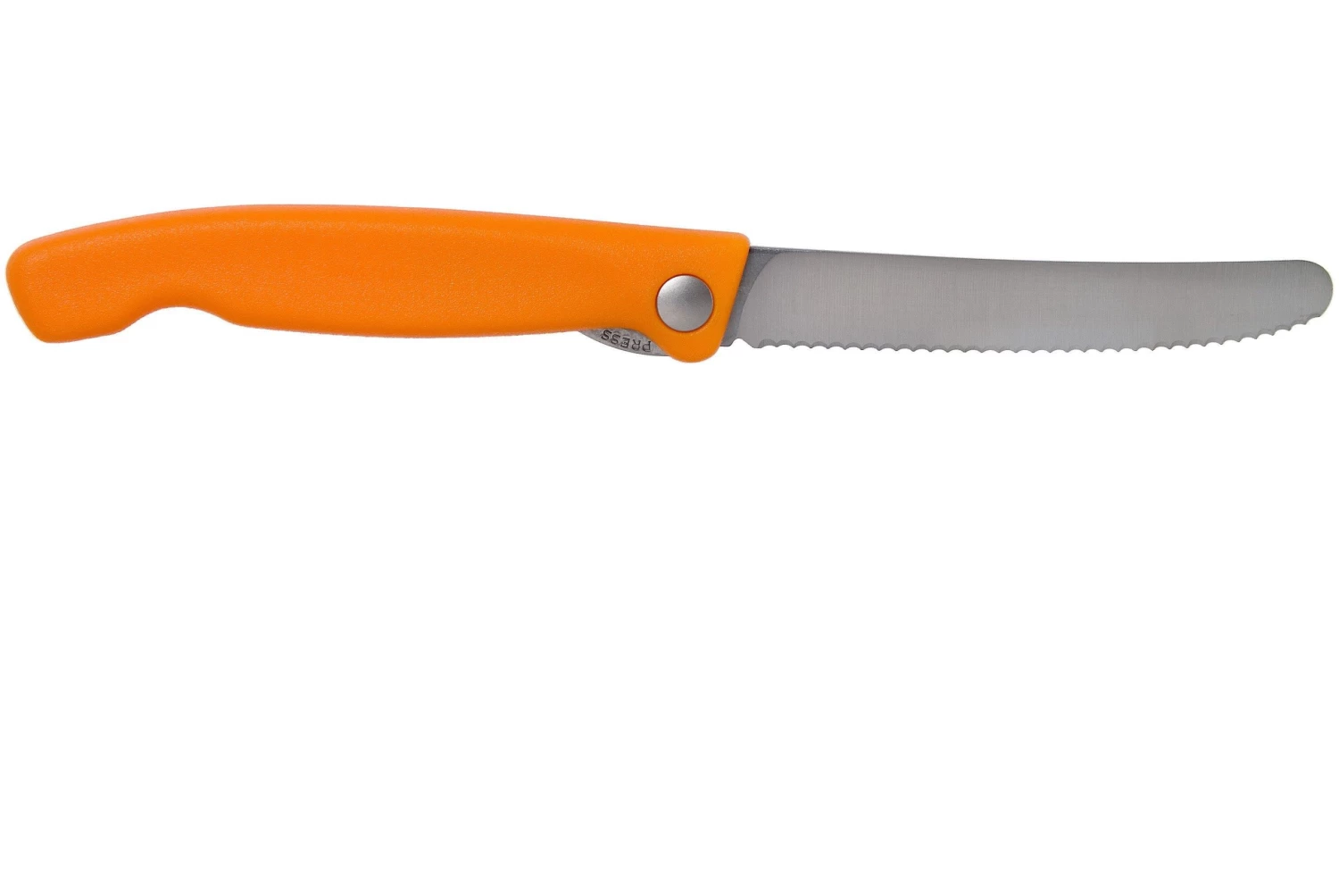 Victorinox SwissClassic 6.7836.F9B Couteau à Légumes Pliant Dentelé, Orange – Image 2